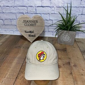 Adjustable khaki Buc-ee's baseball hat Bucees